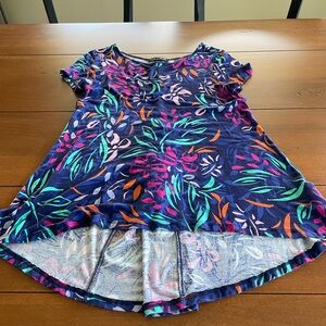 Cable & Gauge Floral Print Hi-Lo Tunic Size S